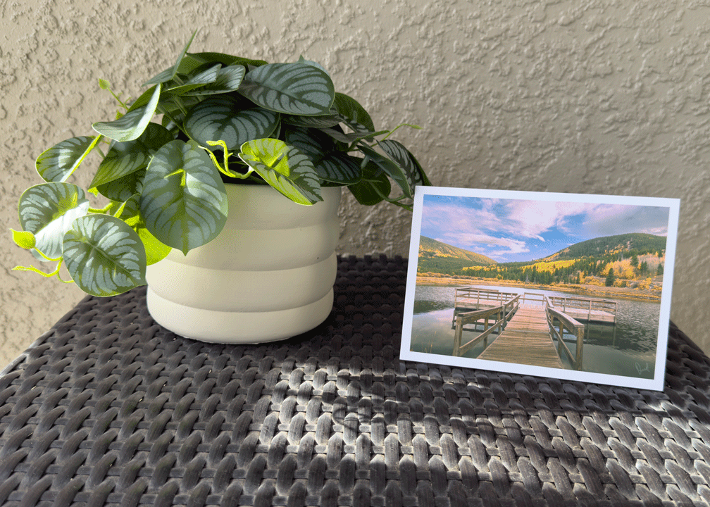 Hale Pond 5x7 Art Photo Card on 60lb Archival Paper