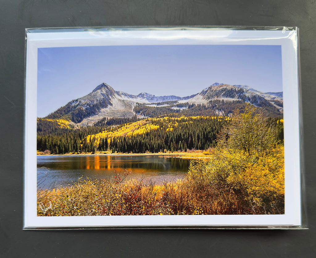 Lost Lake 5x7 Art Photo Card on Glossy Paper