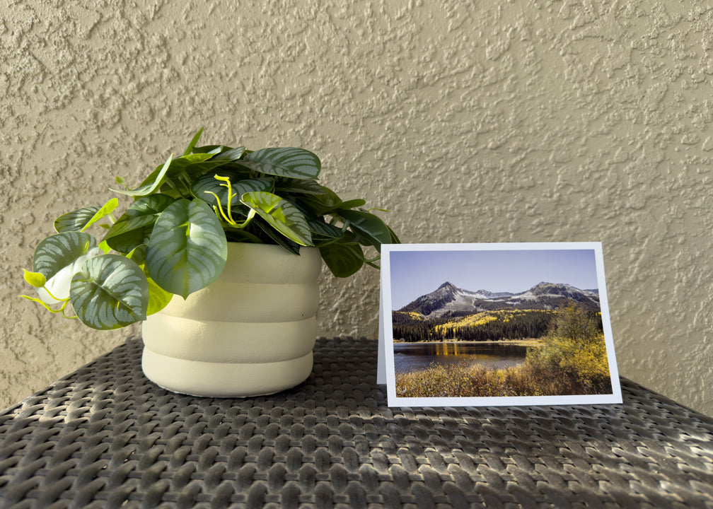 Lost Lake 5x7 Art Photo Card on Glossy Paper