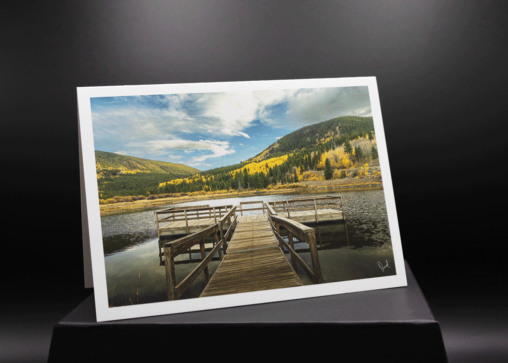 Hale Pond 5x7 Art Photo Card on 60lb Archival Paper