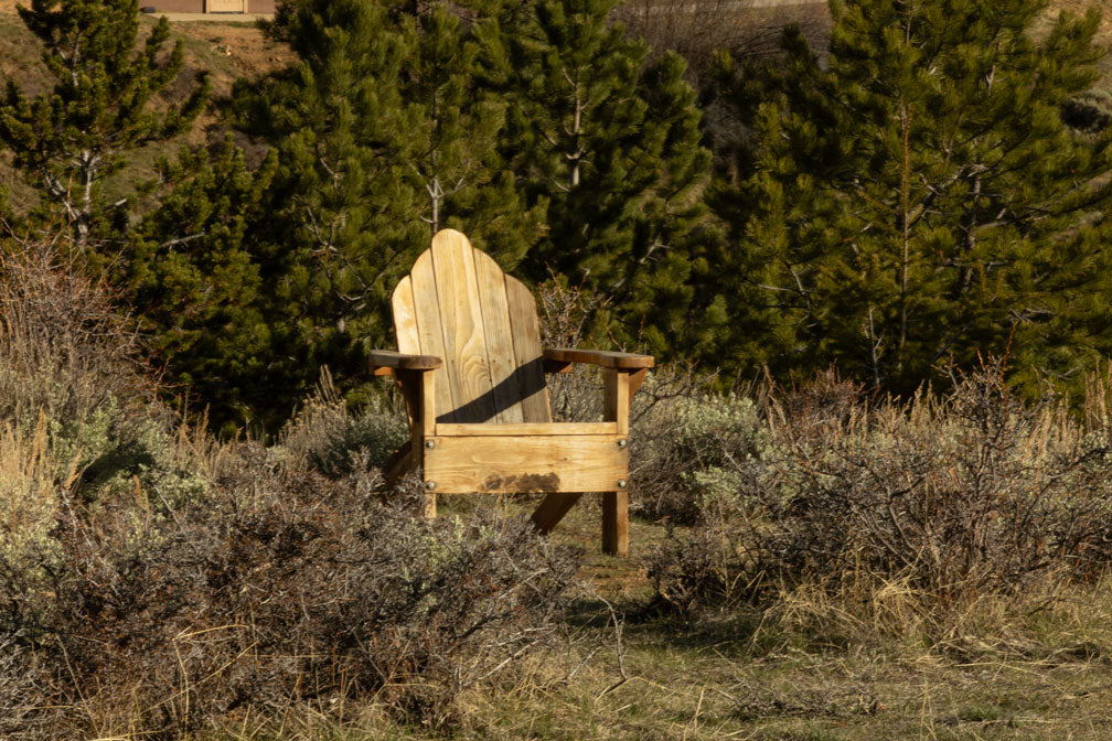 Field Chair 5x7 photo card